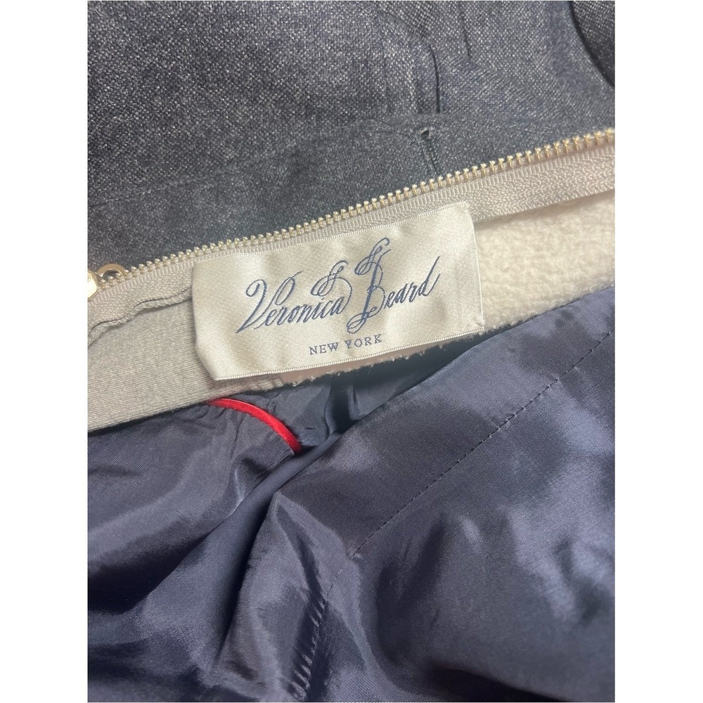 Veronica Beard Dickey Blazer Navy Jacket Gray Hoodie Insert Combo Size 3 Large - Picture 14 of 16